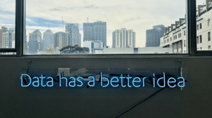 Data has a better idea sign